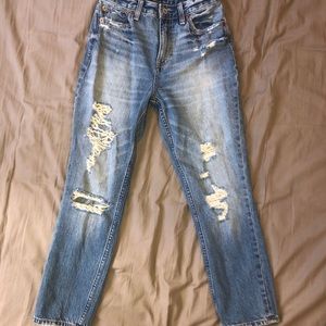 Abercrombie High Rise Girlfriend Jeans